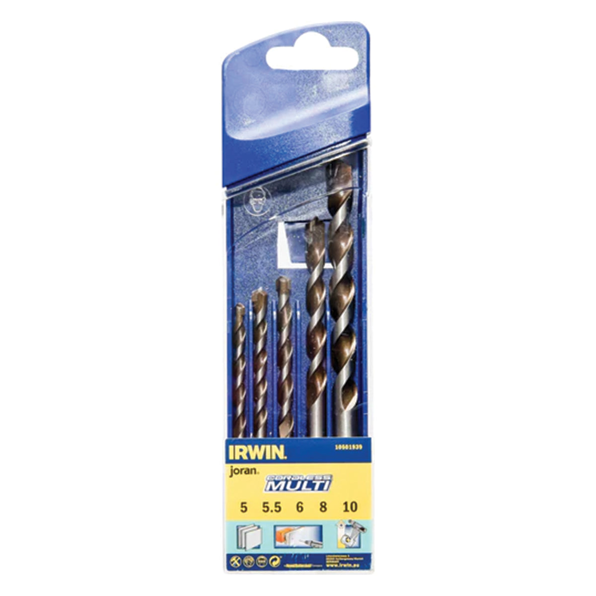 Jeu de 5 pièces - Embouts Multi SANS FIL Ø 4/5,5/6/8/10mm - IRWIN - 10501939 Jeu de 5 pièces - Embouts Multi SANS FIL Ø 4/5,5/6/8/10mm - IRWIN - 10501939
